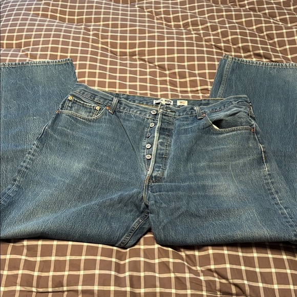 BNWT men’s Levi & RE/DONE straight upcycled vintage jeans - Picture 11 of 12
